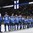 PARIS, FRANCE - MAY 10: Players from team Finland stand at attention during their national anthem following a 5-2 win over Slovenia during preliminary round action at the 2017 IIHF Ice Hockey World Championship. (Photo by Matt Zambonin/HHOF-IIHF Images)
